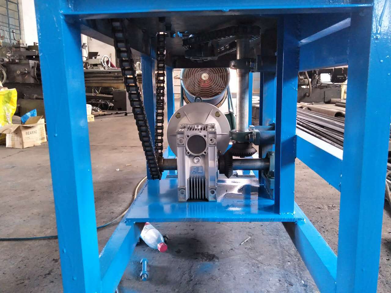 上海启庞厂家大棚管校直器倒盘调直机钢管调直器拉直设备校直机