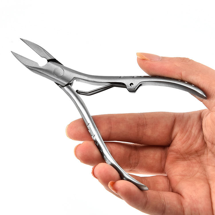厂家直销 不锈钢鹰嘴死皮钳 甲沟专用指甲刀 创意多功能指甲剪