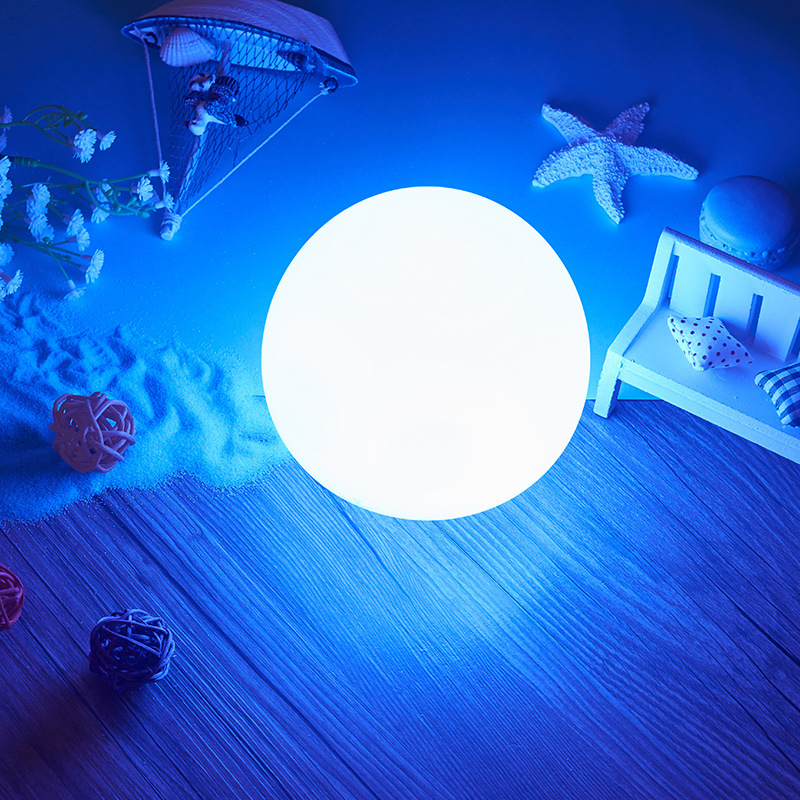 全硅胶密封小夜光灯拍拍灯变色可无线充电防水防摔