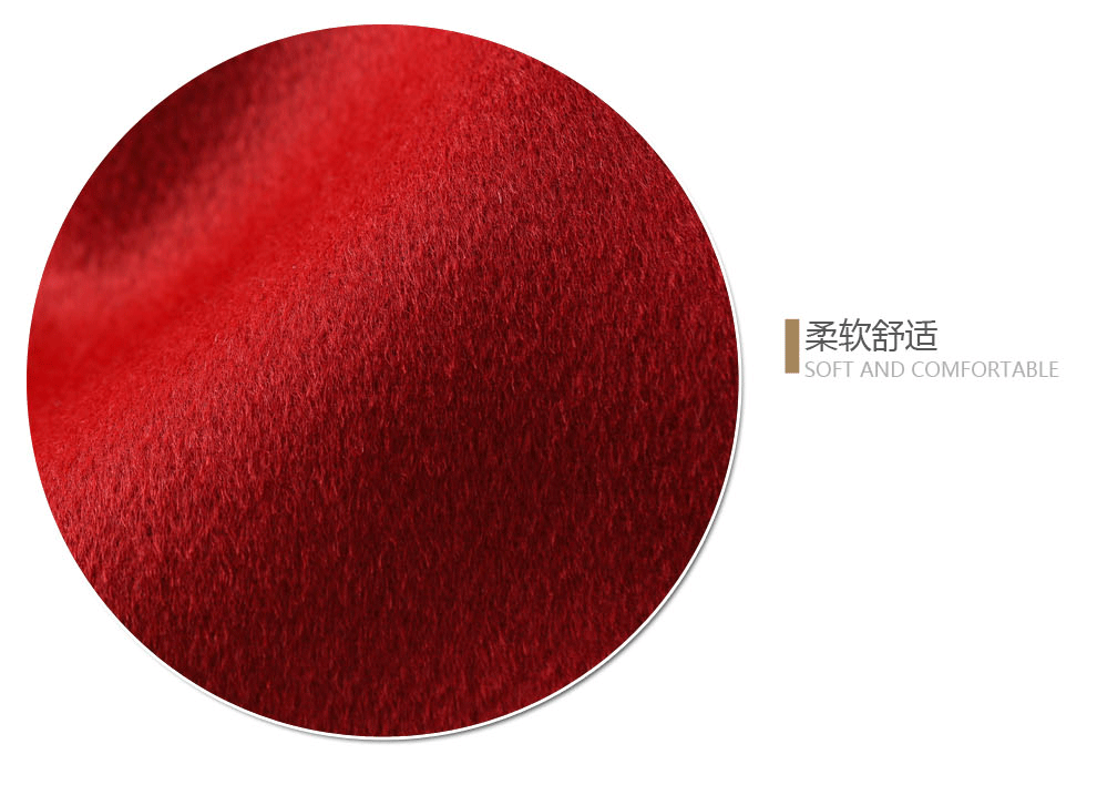 厂家直销新款双面纯羊毛面料830g胭脂红 100%双面细羊毛大衣面料