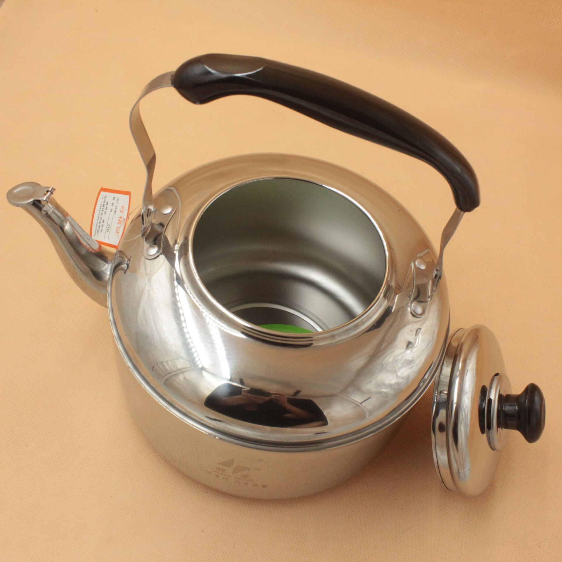 不锈钢平底壶半球形鸣音烧水壶酒店电磁炉水壶不锈钢鸣音水壶