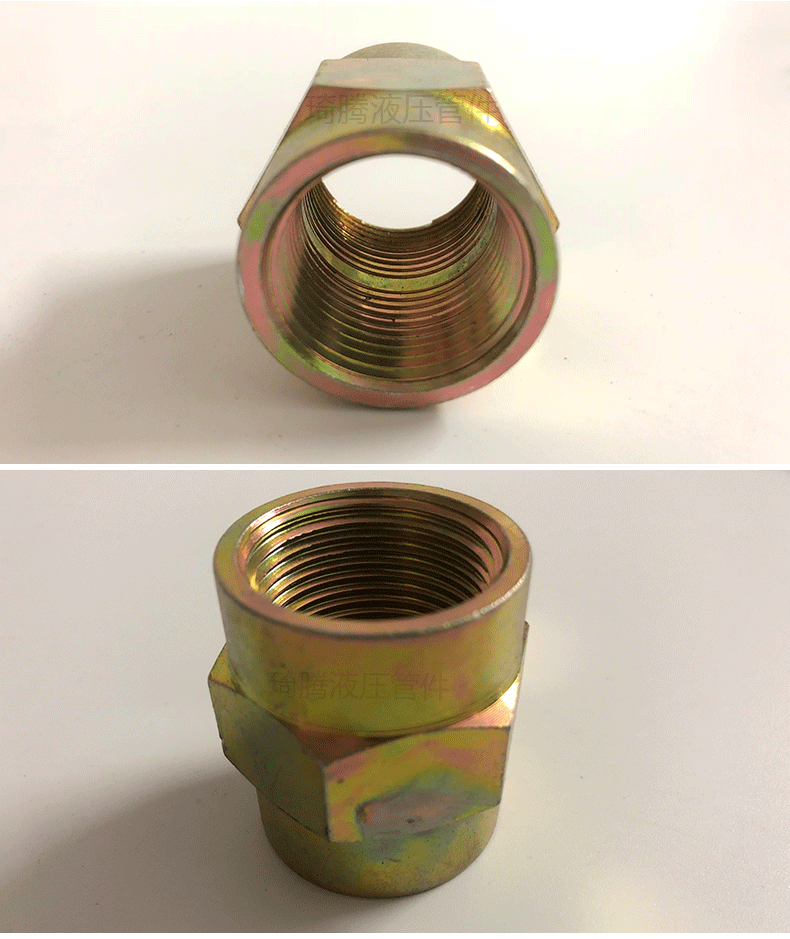 厂家直销英制内牙直通管液压接头 bspt内螺纹对丝仪表管接头