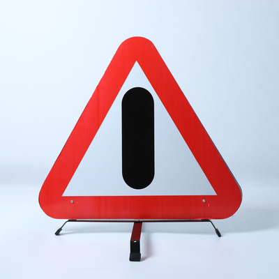 厂家批发汽车三角警示牌 车检牌 反光标志三角牌 安全警示汽车