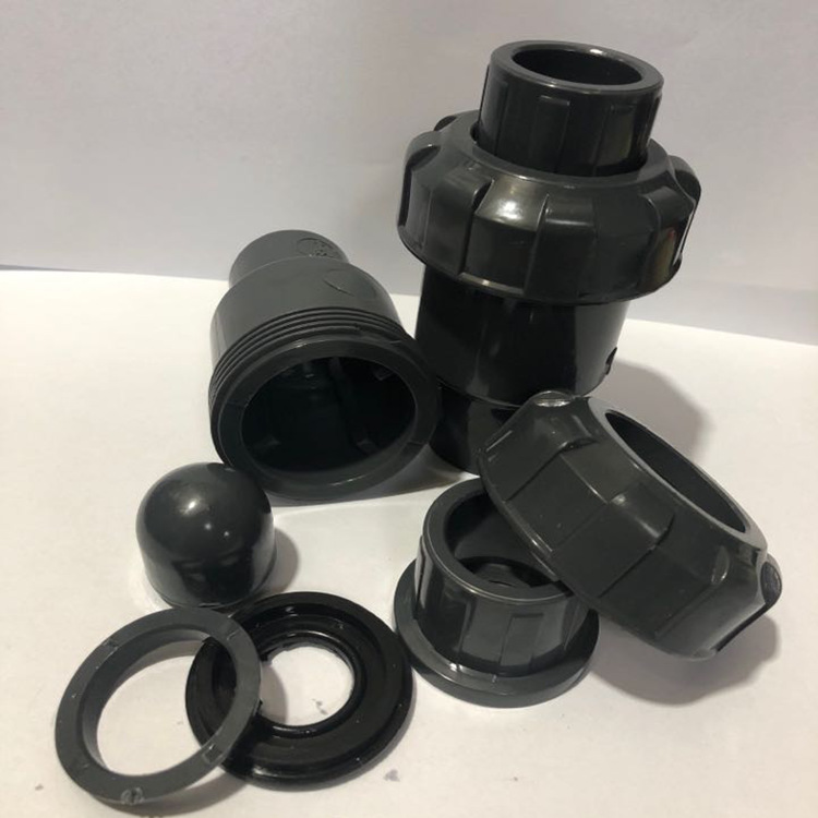 upvc pvc止逆阀 塑料止回阀 pvc止回阀 单向阀 球式止回阀 耐酸碱