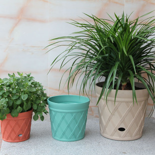 塑料花盆2808大号 懒人储水塑料花盆 阳台室内室外 特大注意尺寸