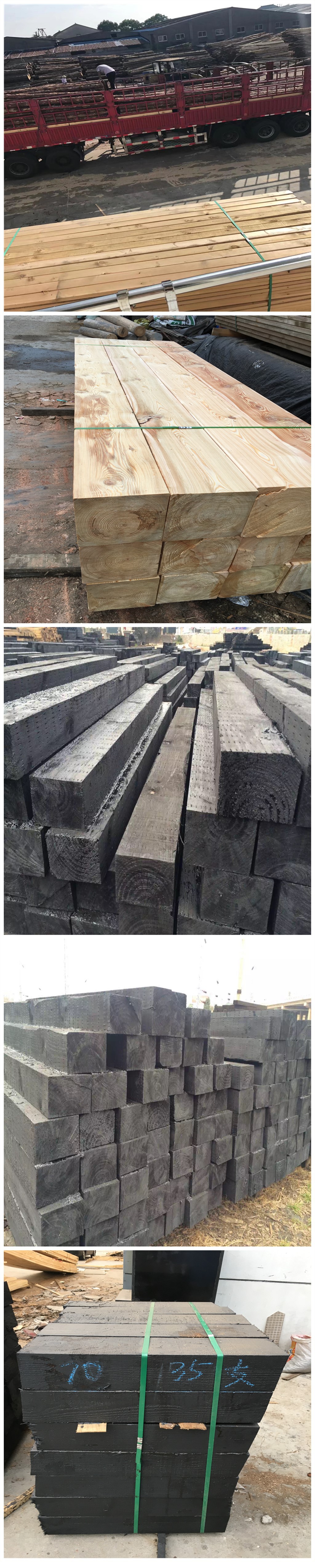 轨枕|实木沥青枕木定制|机器垫木 防腐处理垫木