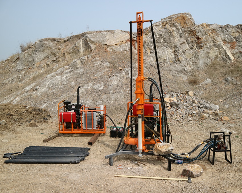 山地钻机 分体式地质勘探钻机 小型山地钻机