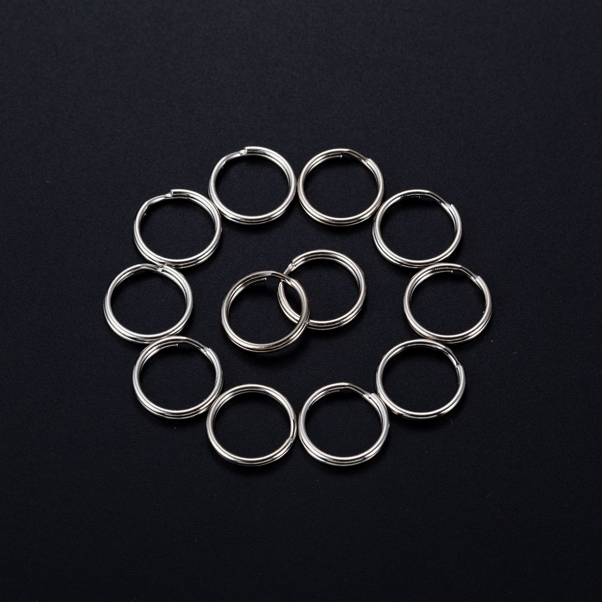 3x15光圈 圆钥匙圈 钥匙环 铁环小铁圈