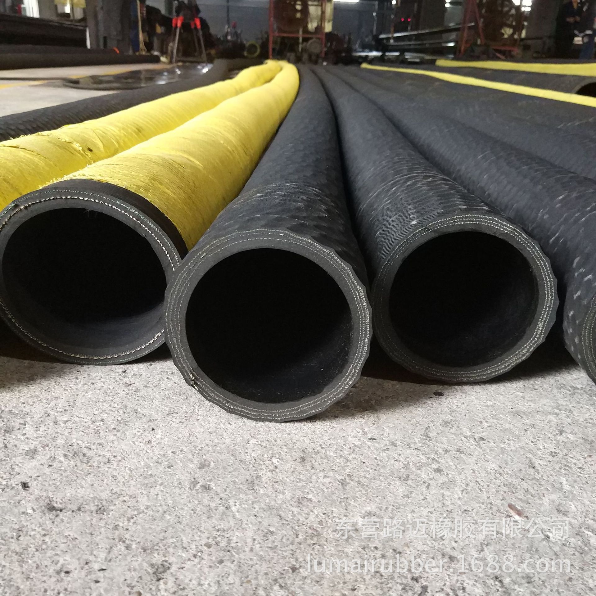 生产农业灌溉专用大口径橡胶管 法兰式连接管水泵配套吸排水胶管