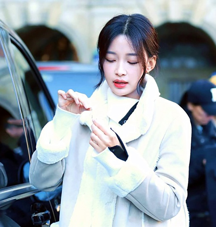 凉生我们可不可以不忧伤孙怡姜生同款鹿皮绒羊羔毛气质大衣外套女