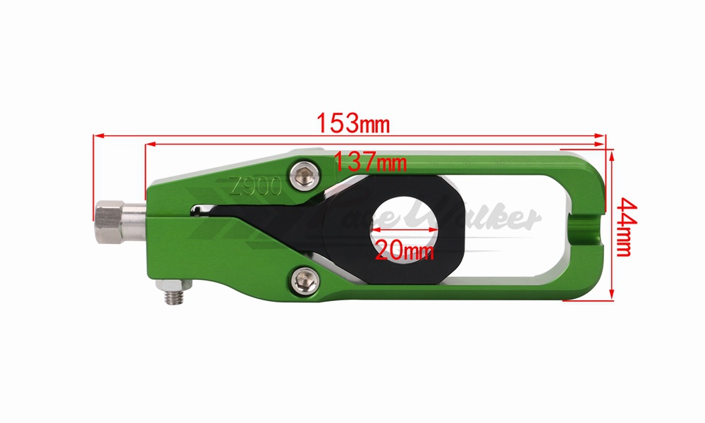 摩托车改装配件 适用于kawasaki川崎z900 链条张紧器后轴调节器