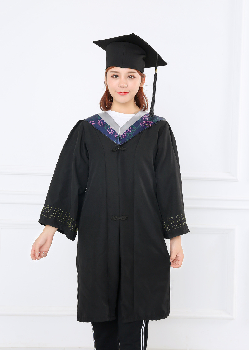厂家直销学士服批发学院风毕业礼服大学生成人文科拍照演出服