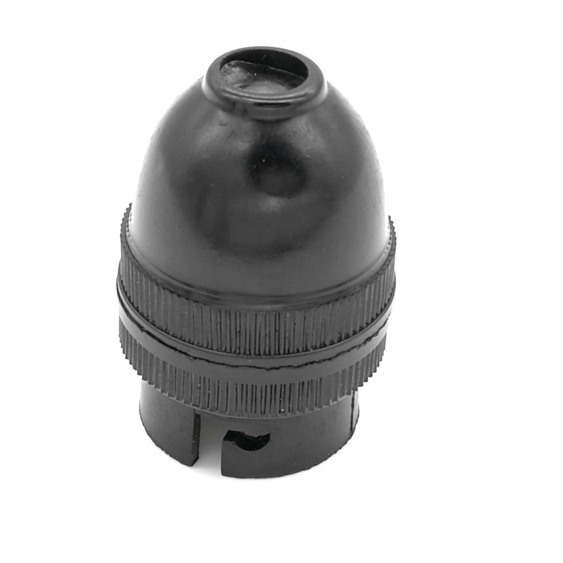 胶木灯座灯头复古黑色吊灯头b22卡口圣诞彩灯节日装饰se-200(3a)