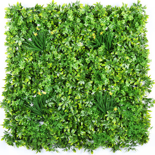 工厂店仿真绿植墙植物墙面绿化草坪草皮米兰叶金钱草绿萝藤条篱笆