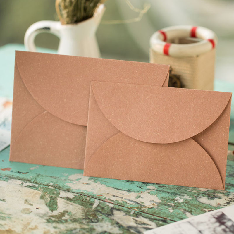 复古香草纸大号空白信封 明信片包装套厂家现货批发定制