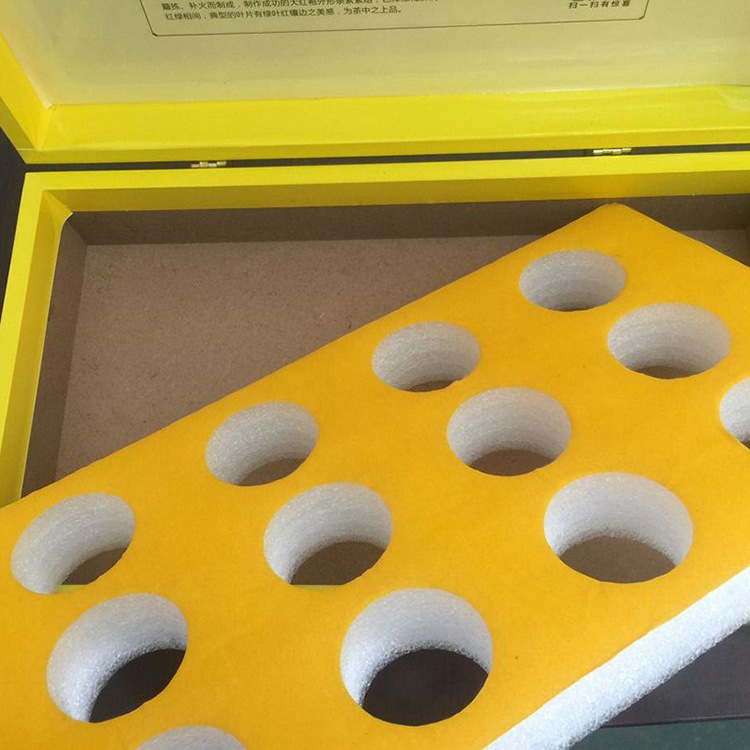 定做植绒珍珠棉内托 珍珠棉防震内衬内托 易碎品快递包装