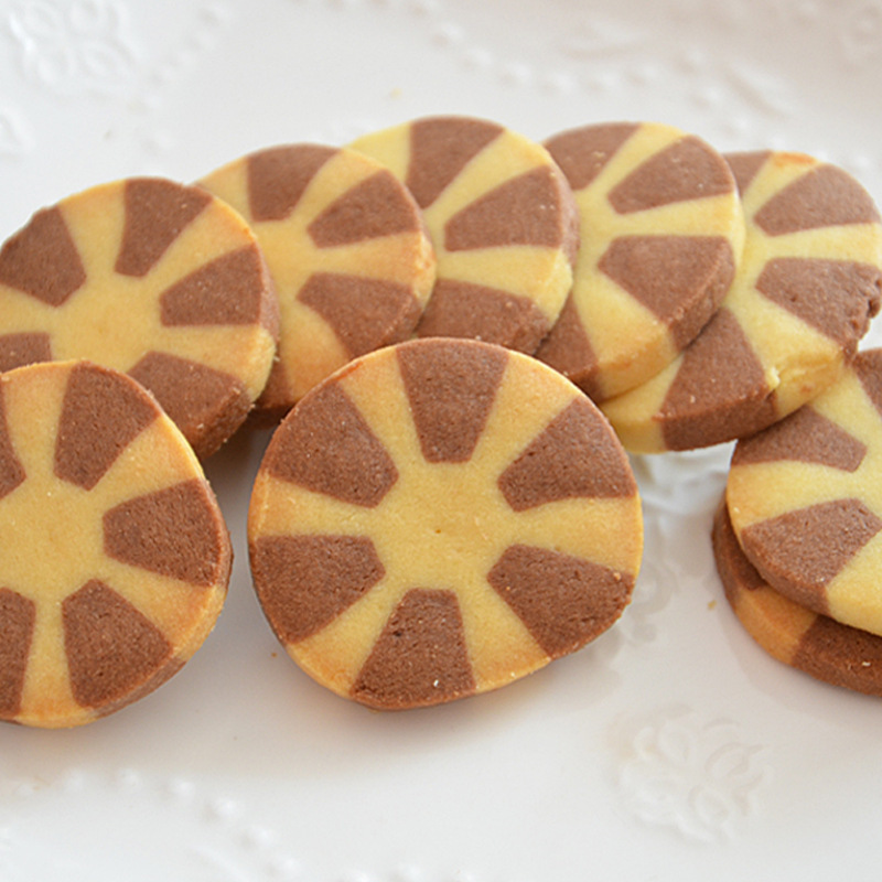 烘焙半成品_7式冷冻曲奇条380g 蔓越莓抹茶熊猫 烘焙半成品