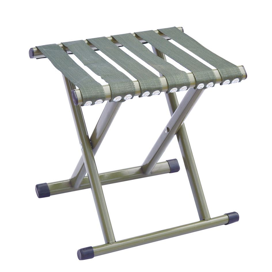 40扁圆管加厚铆钉钢管j军工马扎折叠凳沙滩凳钓鱼凳折叠