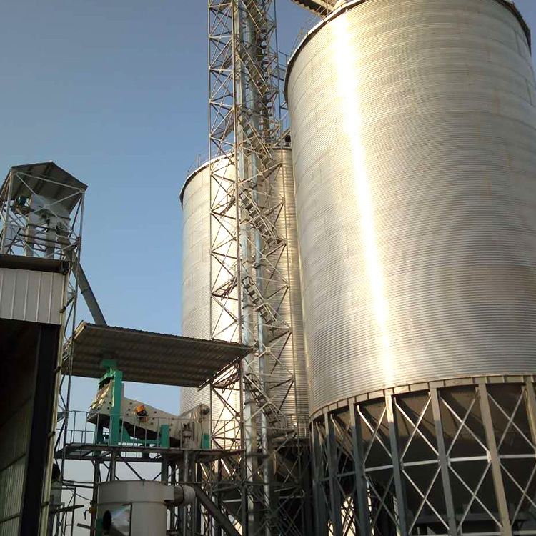 新型粮食立筒仓 储存小麦大豆高粱储粮仓 热镀锌板材质