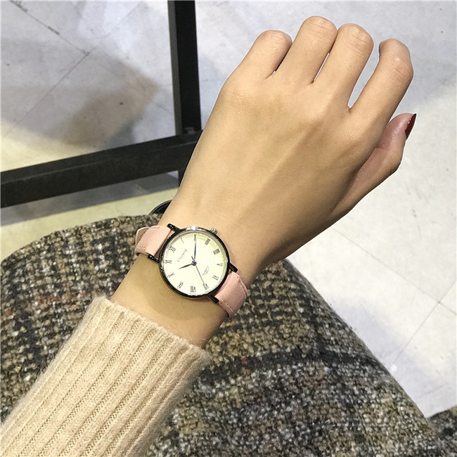 手表女学生简约文艺复古style潮流ulzzang石英女表韩版学院风情侣