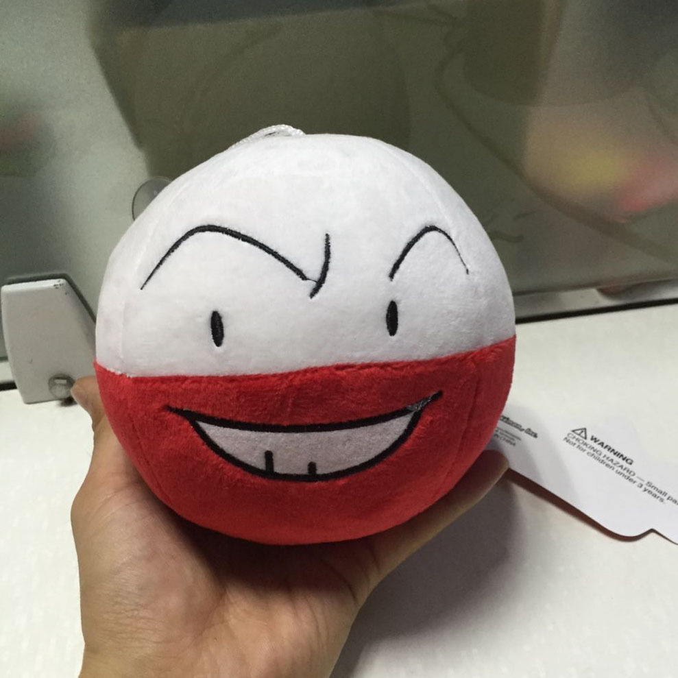 15cm 霹雳电球 顽皮雷弹毛绒公仔 顽皮弹玩具娃娃玩偶 带吸盘