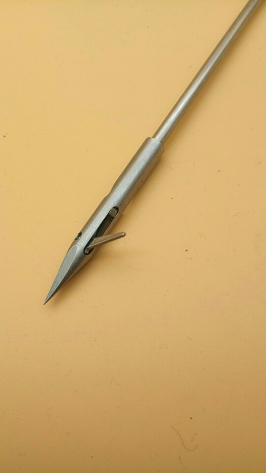 440三棱绝鲨无缝绝鲨鱼镖弹弓射鱼镖带强磁