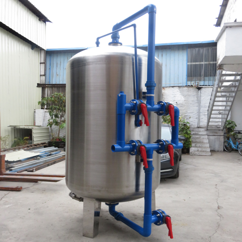 电镀生产污水处理 小型污水处理机械过滤器 不锈钢环氧材质