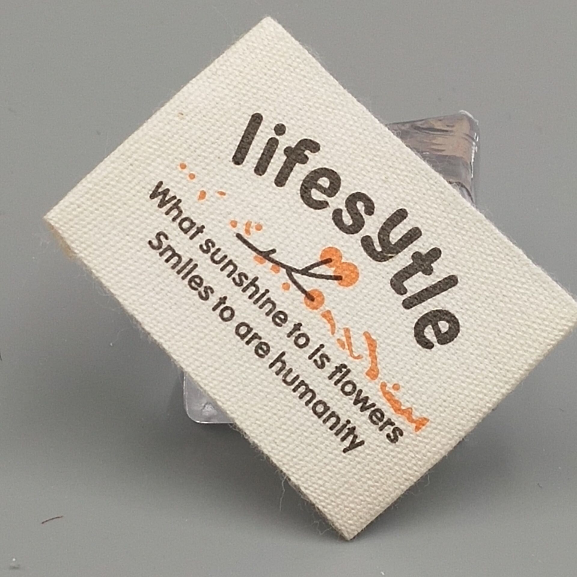 厂家定制服装箱包布标领标婴儿毛巾标定 做服装全棉洗水标