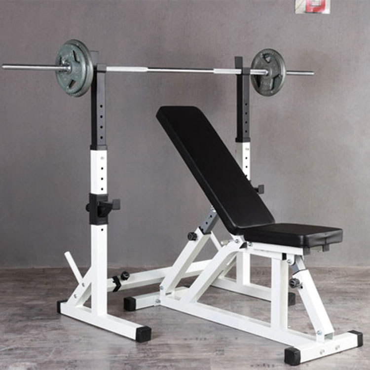 Home Fitness Equipment Squat Rack Adjustable Barbell Stand Weight Bench Bench Press Rack Set Weight Rack Dumbbell Bench