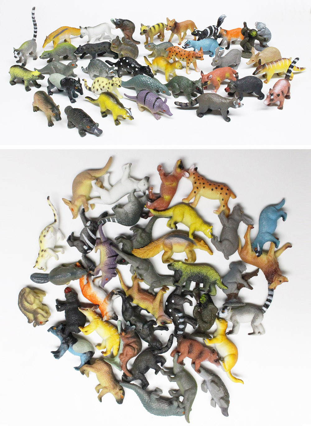 野生动物套装模型玩具 仿真小动物模型 儿童玩具早教认套装