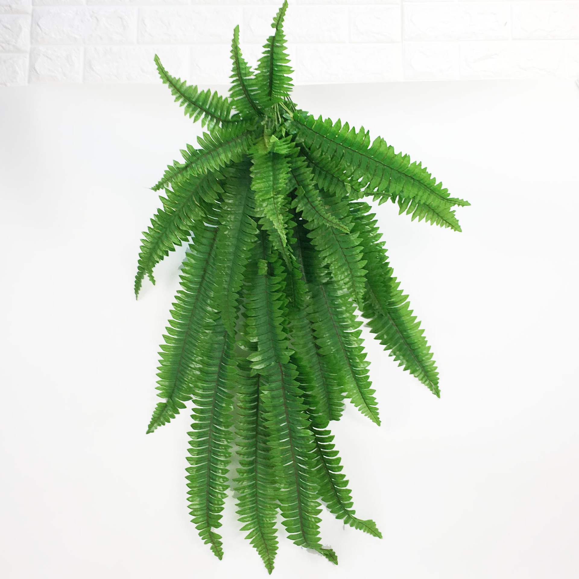 仿真特大波斯叶酒店装饰蕨类植物配草绿植墙配材挂壁藤绿叶