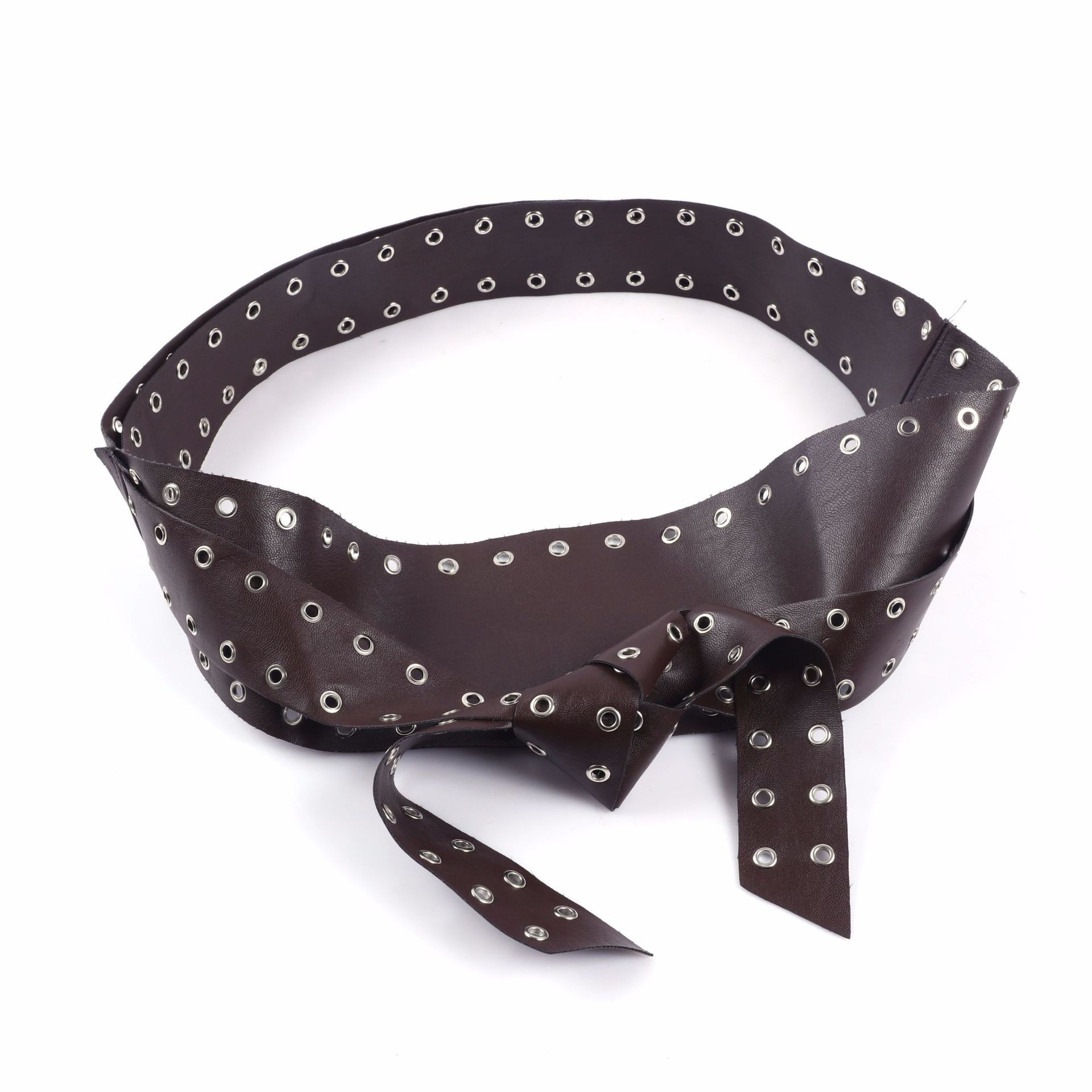 欧美时尚腰封 女士个性朋克打孔气眼配裙 装饰宽腰带厂家直销批发