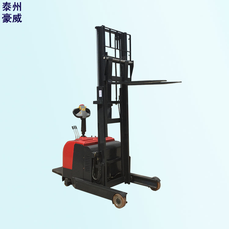 供应1吨3米站驾前移式无腿配重车电动液压叉车平衡重式堆垛叉车