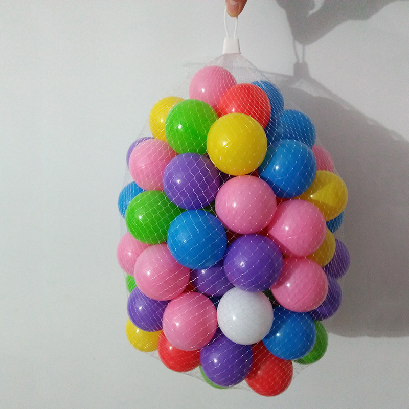 白色海洋球网兜海洋球波波球白色海洋球网兜收纳塑料网袋网兜