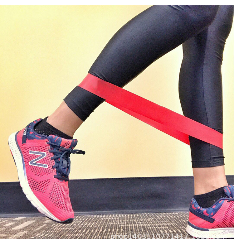 乳胶健身带瑜伽阻力带环形拉力带弹力圈阻力圈弹力带深蹲臀部翘臀