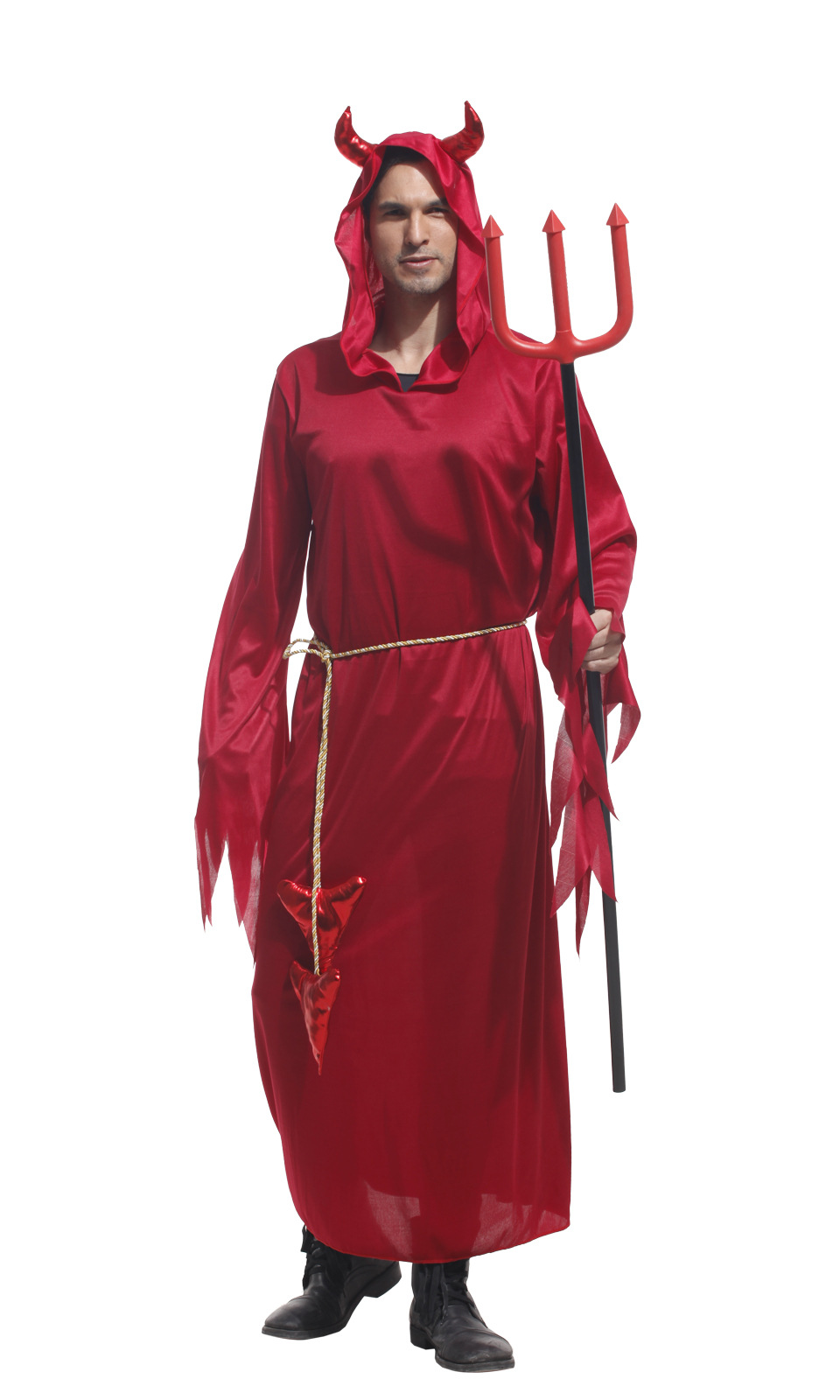 万圣节cosplay服装 成人化妆舞会舞台演出服 m-0004魔鬼装扮衣服