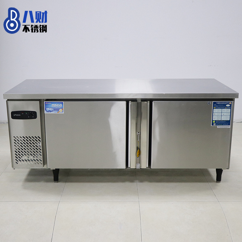 保鲜工作台冷藏操作台商用冷冻冰柜冰箱厨房不锈钢操作台冷柜