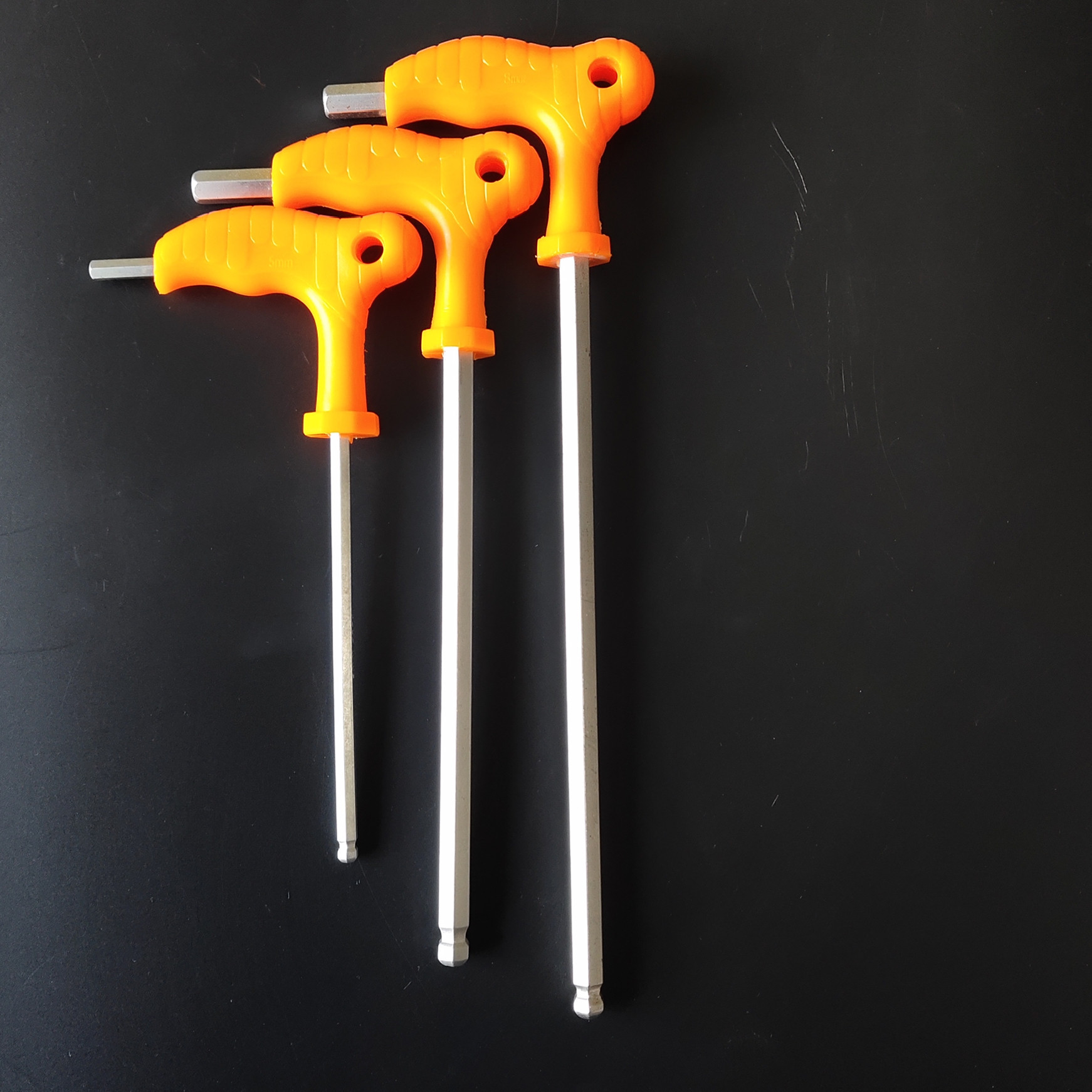 t型内六角扳手拐杖球头内六角单只加长手柄六角手动扳手