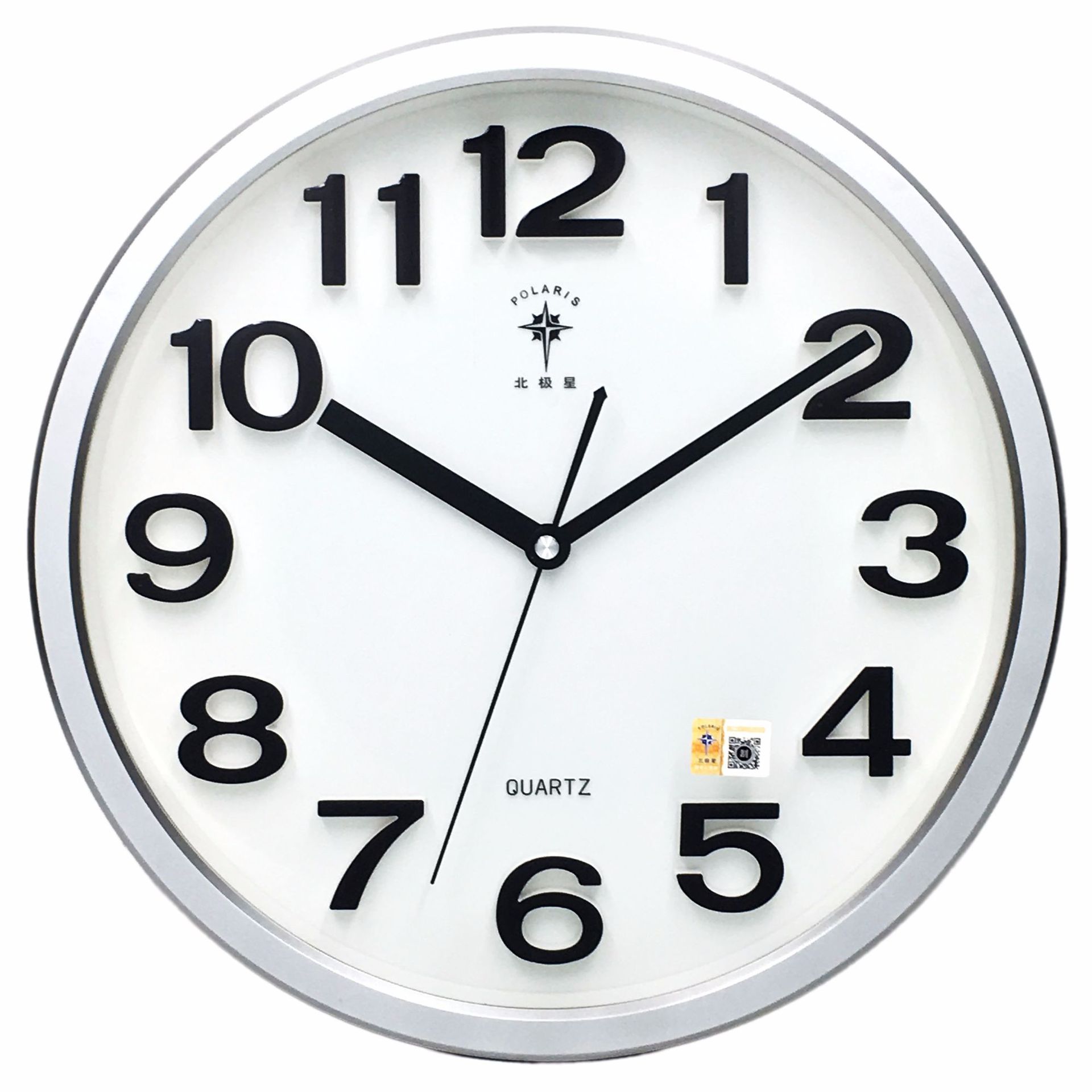 北极星2760 直径33cm 18英寸 每箱20只 立体字 圆钟