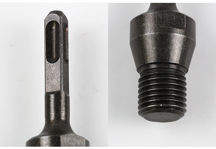 许诺电锤冲击钻连接杆转水钻墙壁加长器转换接头水钻头开孔杆