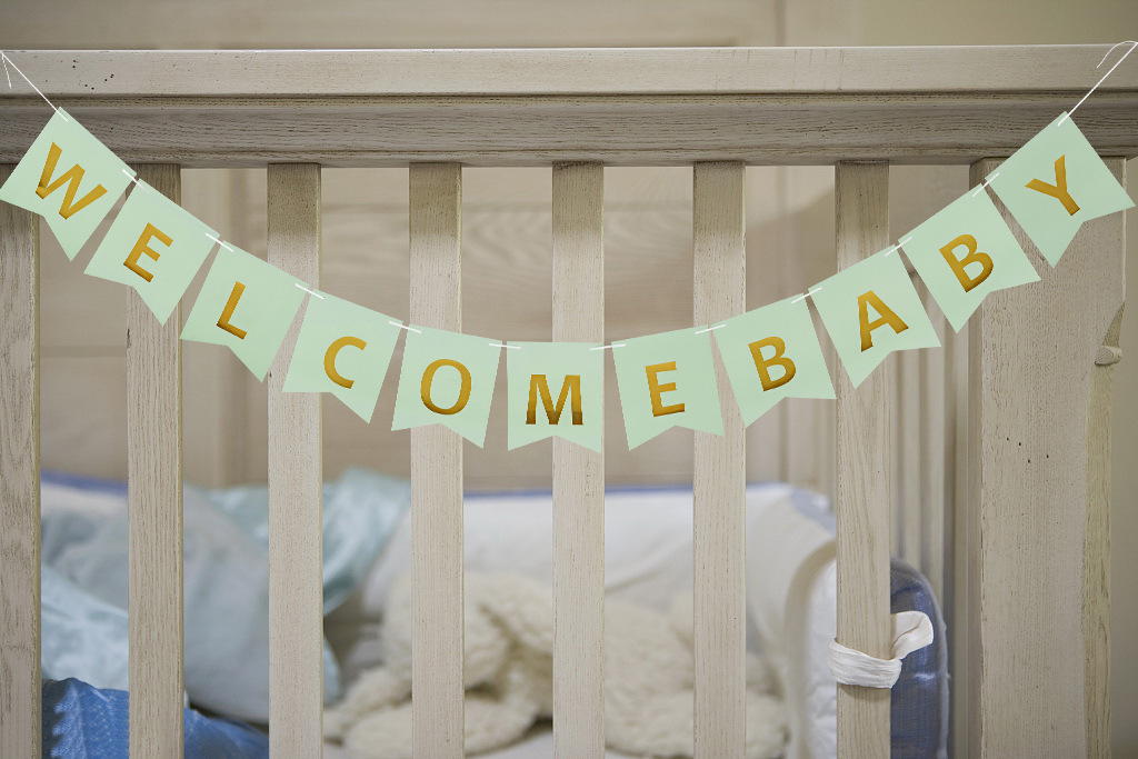 New Hanging Flag Welcome Baby Welcome Kidspal Pairs Decorative Hanging Flag Fishtail Paper Letters Hanging Flags Banner