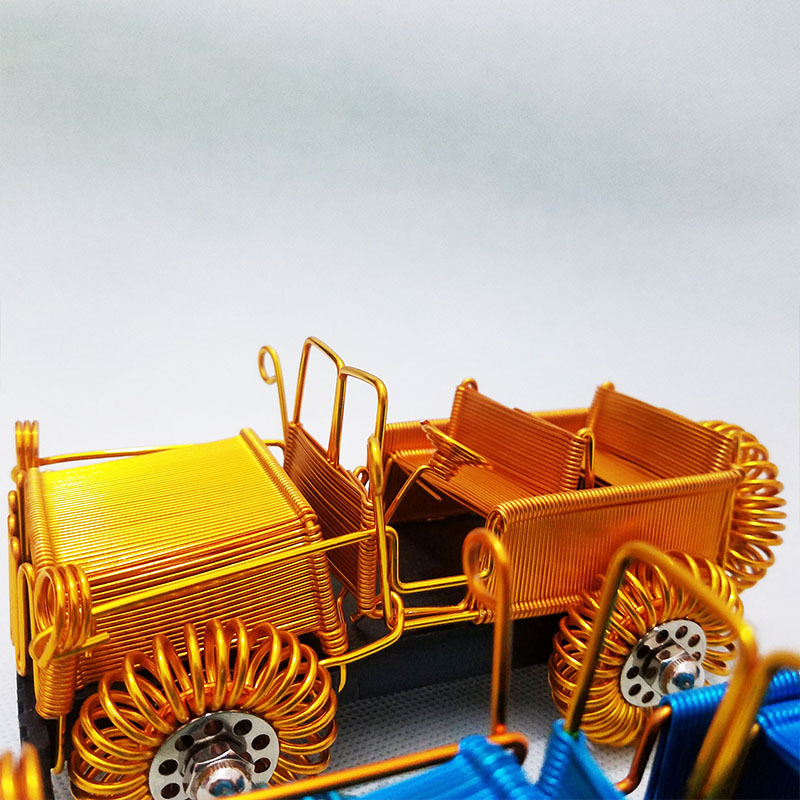 (越野车)手工编织玩具小汽车铝线工艺品