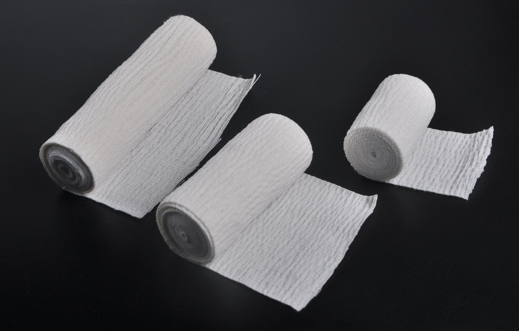 运动防护用绷带涤棉氨纶轻弹绷带轻弹皱纹防护绷带弹力绷带