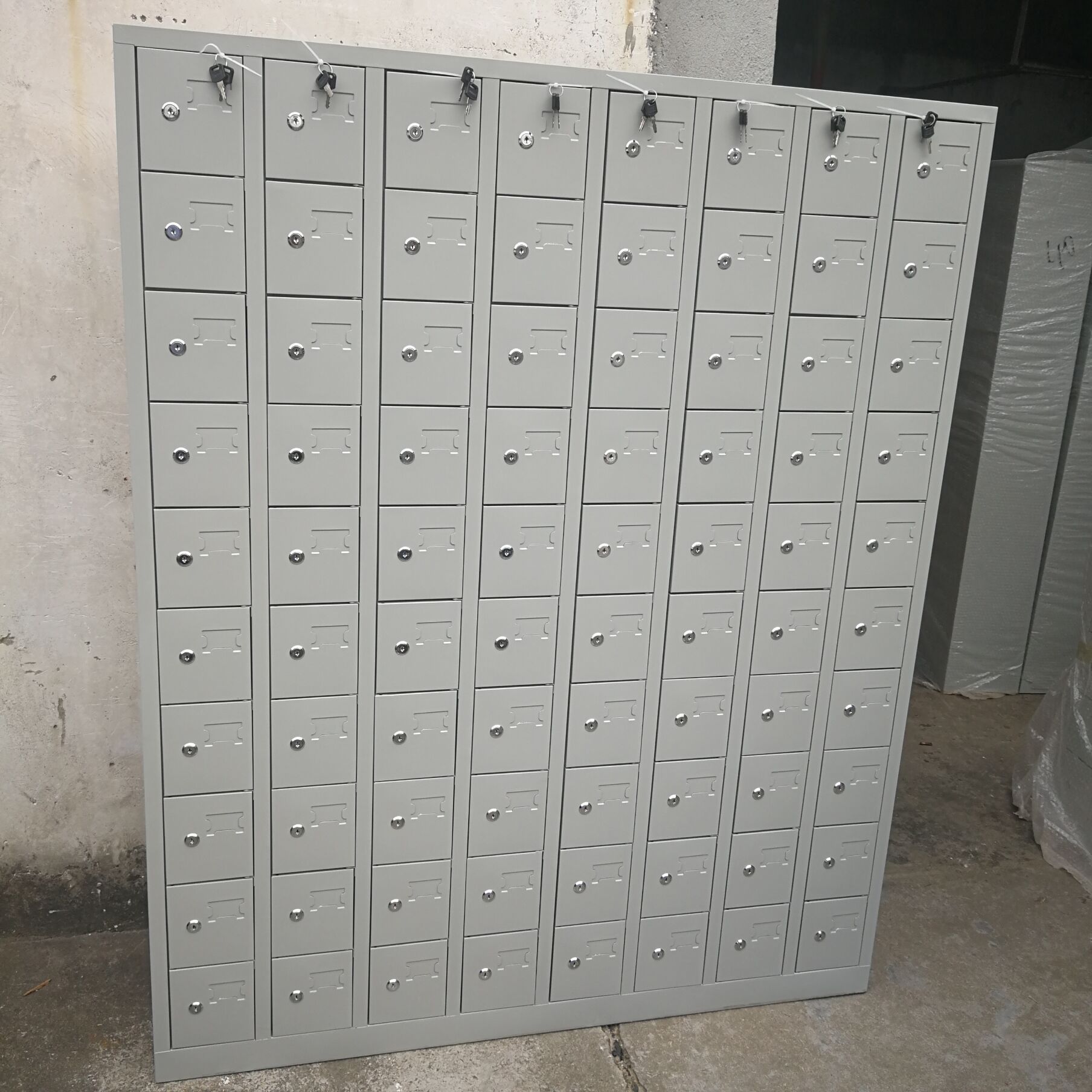 厂家优惠手机柜车间手机存放柜工地工人手机柜学校学生手机保管柜