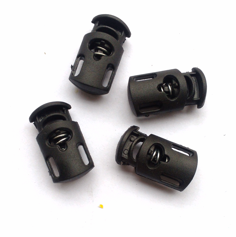 厂家直销 弹簧扣 长扁弹簧扣 松紧调节绳扣单孔弹簧扣 可来样定做