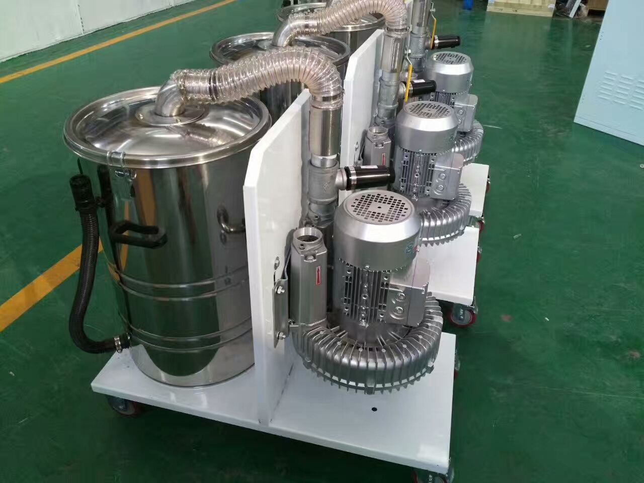 移动式车间地面粉末吸尘器工业粉尘吸尘机高负压小推车式吸尘器