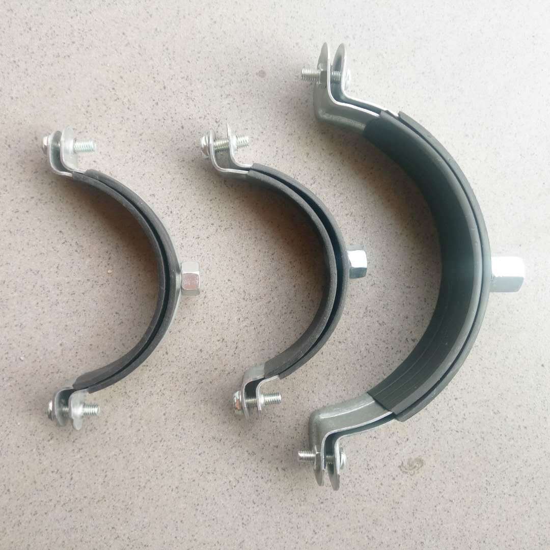 管卡大量供应黑胶皮管卡 金属管卡 ppr管卡 黑胶皮吊卡 量大从优