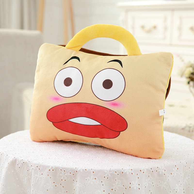 表情插电暖手捂 搞笑充电热水袋卡通毛绒玩具 批发