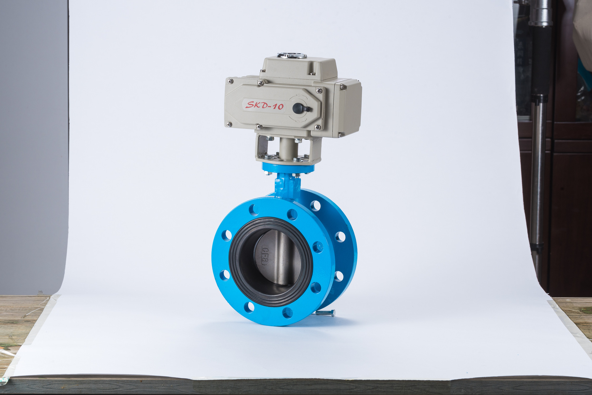 供应电动法兰蝶阀d941x-16q 开关型法兰蝶阀dn50-200