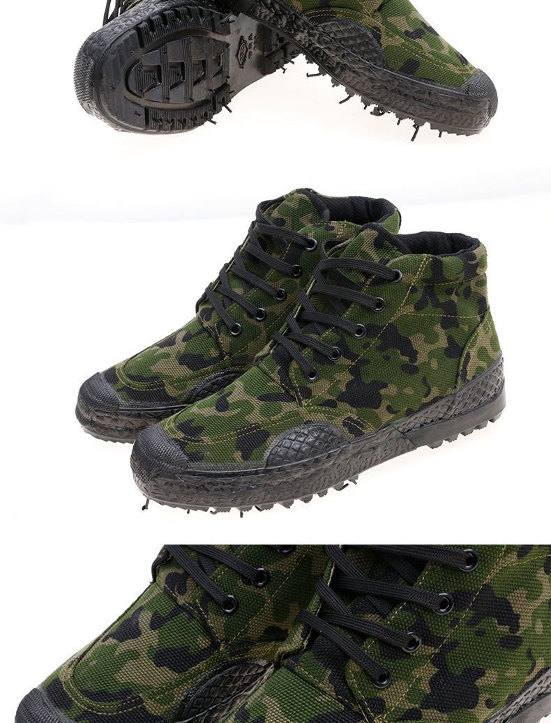 厂家批发3520军99高帮作训鞋防滑耐磨99高帮帆布工作鞋军训鞋